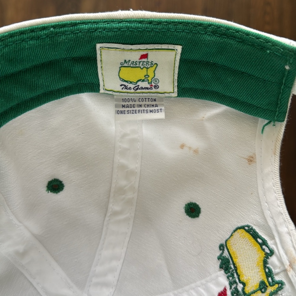 Vintage Masters Augusta National Golf Club white snapback hat - Picture 4 of 4